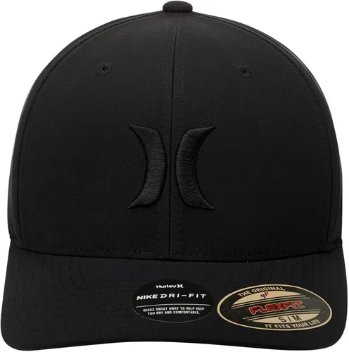 Miniatura 5 de Hurley Sombrero negro Flexfit One And Only para hombres