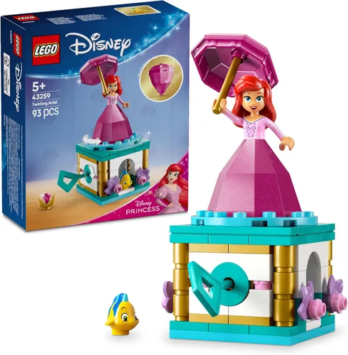 Miniatura 15 de LEGO Disney Princess Ultimate Adventure Castle 43205 Juego de Construcción con 5 Mini Muñecas de Princesas Incluyendo a Ariel, Rapunzel