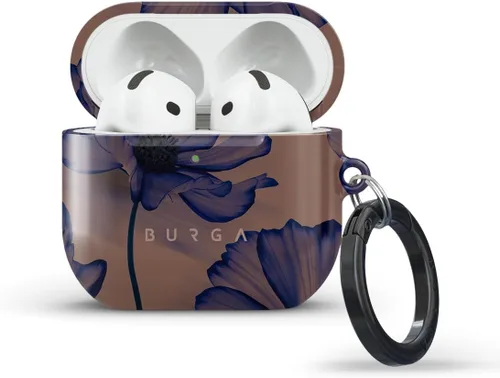 Miniatura 6 de Burga Funda rígida para Airpod compatible con Apple Airpods 4, estuche de carga, patrón minimalista de lunares - Funda protectora de plástico duro