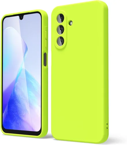 Miniatura 128 de oakxco Funda para teléfono Samsung Galaxy A12 con agarre de silicona líquida, linda delgada fina suave cubierta de gel de goma TPU lisa para mujeres