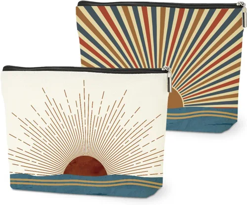 Miniatura 16 de Bolsa organizadora de cables de 2 piezas, divertida bolsa de maquillaje, bolsa de carga, bolsa de cosméticos, bolsa de almacenamiento de viaje