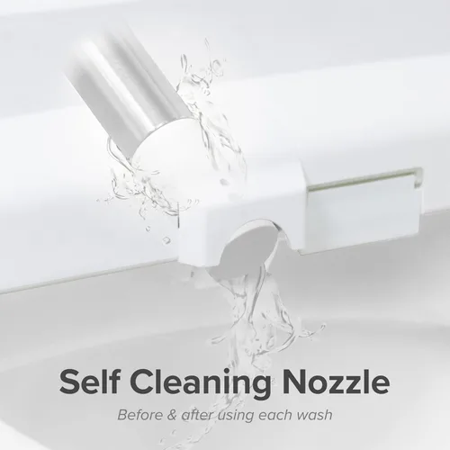 Miniatura 5 de SmartBidet SB-2600 - Asiento para bidé eléctrico con mando a distancia, con calefacción electrónica, secadora de aire caliente y función de lavado