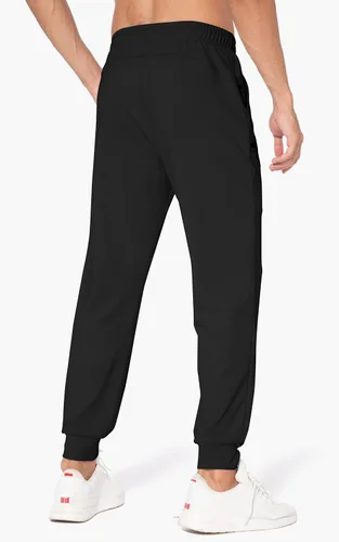 Miniatura 2 de M MAROAUT Pantalones deportivos ligeros para hombre con bolsillos con cremallera pantalones de entrenamiento para correr atletismo casual golf