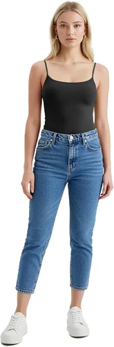 Miniatura 19 de Emmalise Camisola larga casual básica para mujer, con tirantes ajustables, top en capas