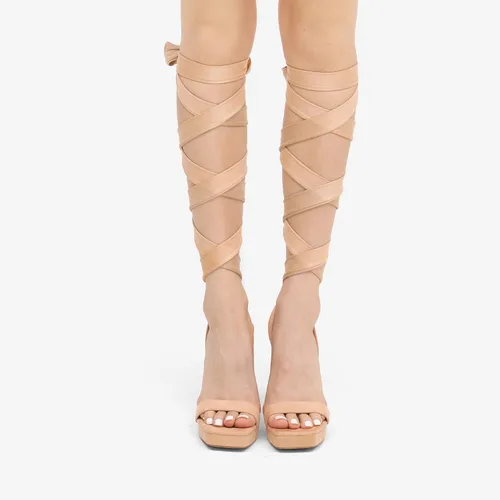 Miniatura 4 de DREAM PAIRS Sandalias de tacón bajo para mujer SDHS2318W