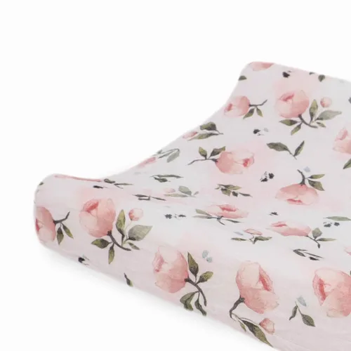 Miniatura 4 de Little Unicorn Funda para cambiador para recién nacidos y bebés, tela de muselina suave y transpirable, funda para cambiador de pañales para bebés