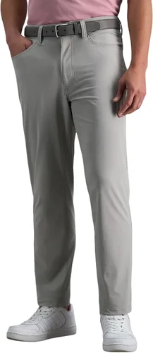 Miniatura 11 de Haggar - Pantalón deportivo de viaje para hombre, ajuste recto, 5 bolsillos, elástico, casual, con tecnología Performance
