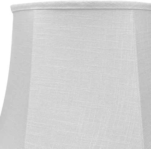 Miniatura 3 de TOOTOO STAR Pantalla de lámpara de tambor grande blanca para candelabros, lámpara de pie y lámpara de mesa, araña de 12 x 16 x 11 pulgadas, tela