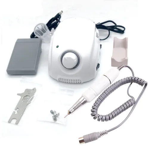 210 taladro eléctrico de uñas micro motor y SDE-H20N 0.093 in Handpiece Set Manicura Pedicura Lima de uñas Bit Equipo de arte de uñas