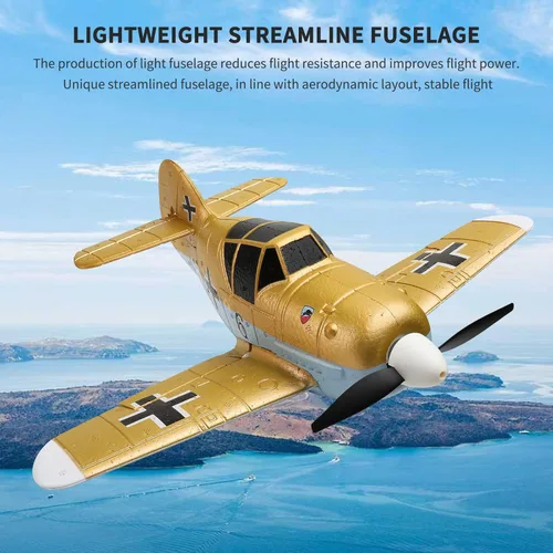 Miniatura 5 de GoolRC Avión RC, avión WLtoys A250 RC, avión de control remoto de 2.4 GHz 4 canales con giroscopio de 6 ejes, juguetes de vuelo de aviones RC