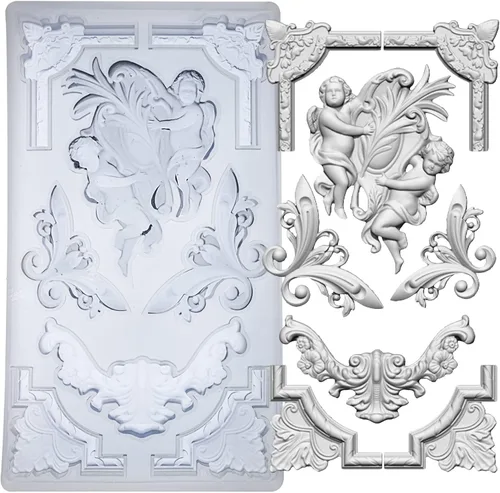 Miniatura 15 de Molde de Arte para Arcilla de Secado al Aire de Policlay, Yeso, Columna Decorativa y Estatua Escultórica Columna y Estatua