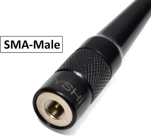 Miniatura 4 de Antena 771N, GMRS 462-467Mhz 14.5 pulgadas, conector macho SMA para TYT MD-UV380 MD-380 TH-UV3R TH-UV8000E YAESU VX-6R Kenwood 2-Way Radio HT escáner