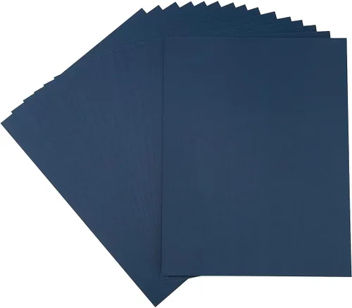 Wishop 20 hojas de cartulina de papel grueso de colores en blanco para manualidades, tarjetas, invitaciones, suministros para álbumes de recortes