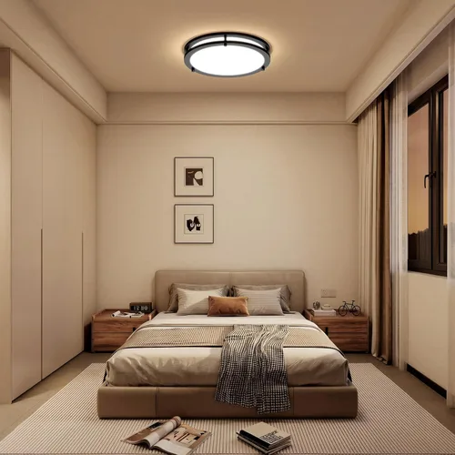 Miniatura 7 de Kalium - Lámpara de techo LED con control remoto de 10 pulgadas, lámpara de techo empotrada, 18W 3000K-6000K temperatura de color ajustable