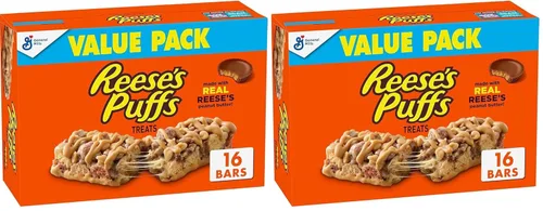 Miniatura 10 de Reese's Barritas de cereales Puffs Breakfast con mantequilla de maní y cacao, 16