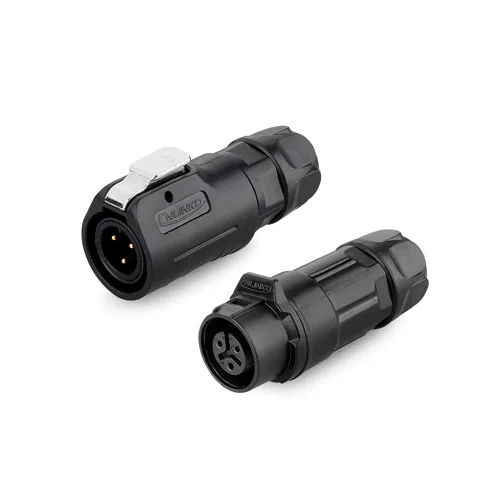 Miniatura 18 de CNLINKO LP-12 Conector de 2 pines IP68 Enchufe eléctrico circular impermeable para equipos al aire libre Maquinaria industrial solar DC 12V M12 2-8