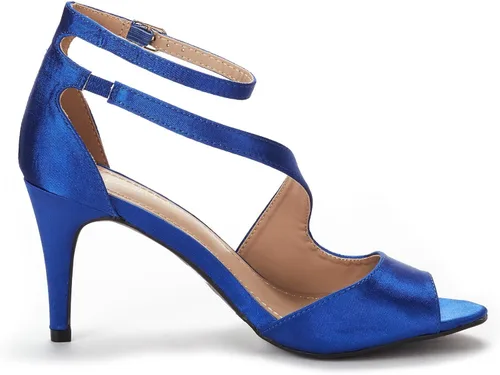 Miniatura 4 de DREAM PAIRS NILE Fashion Stilettos - Sandalias de tacón con punta abierta para mujer