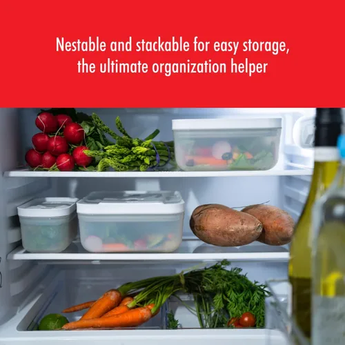Miniatura 8 de ZWILLING Fresh & Save - Lonchera de plástico hermética, recipiente hermético para almacenamiento de alimentos, contenedor de preparación de comidas