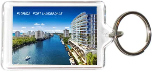 Miniatura 17 de Florida USA United States - Llaveros acrílicos - 5 Estilo: Miami South Beach #Fl107