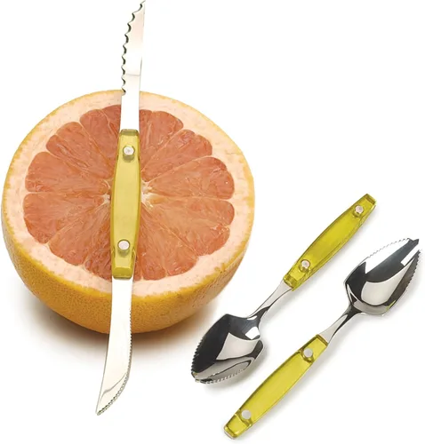 Miniatura 4 de RSVP International Endurance Grapefruit Tool Collection Acero inoxidable, apto para lavavajillas, doble cuchillo