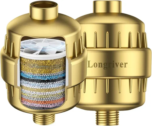 Miniatura 10 de Filtro de Ducha R7 de Alta Capacidad Filtro de Agua de Ducha para Agua Dura 99.99% Elimina el Cloro, Suavizante de Agua de Ducha, Mejora tu piel