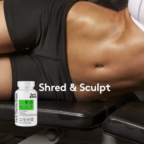 Miniatura 4 de Youth & Tonic Thermogenic Corti Thermo Shape 15 Day Colon Cleanser & ACV Detox para desintoxicación de energía y metabolismo 90 pastillas