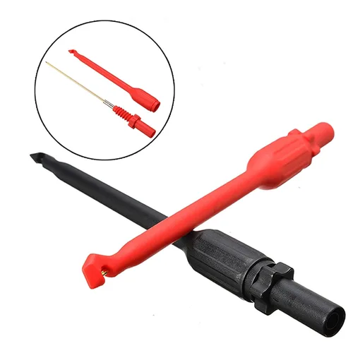 Miniatura 5 de ZIBOO ZB-T12 - Sonda de perforación de alambre automotriz Clip de perforación de alambre de perforación de alambre trasero Pines de sonda rojo negro