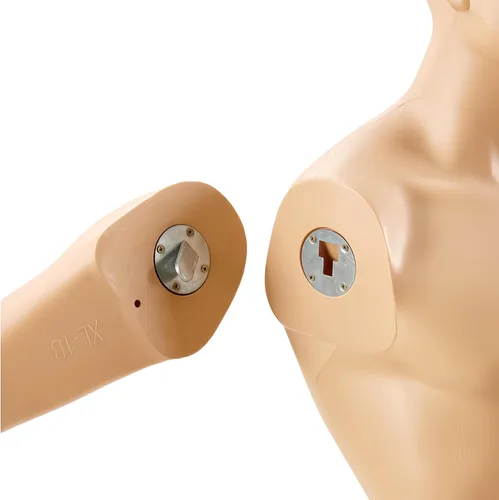 Miniatura 9 de Maniquí masculino de cuerpo completo de 72.8 pulgadas, modelo de cuerpo humano realista, maniquí de exhibición de estilo brasileño con brazos