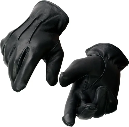 Milwaukee Leather SH865 Guantes de motociclista de invierno para motocicleta con forro térmico para hombre, color negro, talla XS