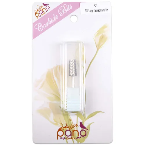 Miniatura 7 de Broca de carburo de barril cónico premium de 3/32 pulgadas, para máquina eléctrica Dremel, diseño de uñas, manicura, pedicura, lima de uñas, Plateado