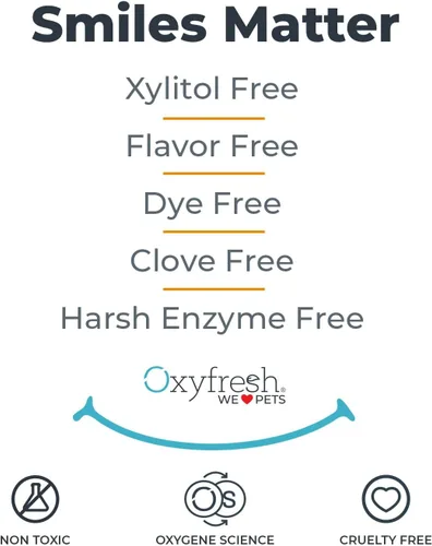 Miniatura 9 de Oxyfresh Pasta dental profesional para gatos y perros, gel de limpieza de dientes para placa, sarro y mal aliento, cuidado dental de mascotas