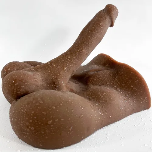 Miniatura 7 de Consolador enorme y grueso para adulto, consolador de muñeca sexual para mujer y hombre, juguete masturbador con base fija, material TPE suave