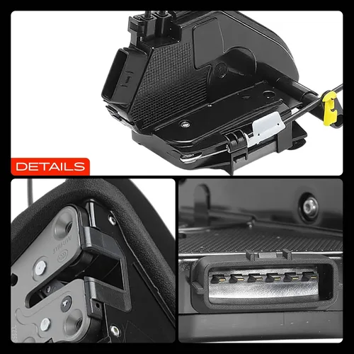 Miniatura 9 de A-Premium Conjunto de actuador de cerradura de puerta delantero izquierdo del conductor compatible con Nissan Sentra 2013-2019 Sedán, sin llave