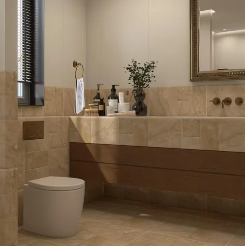 Miniatura 3 de Accesorios de baño de latón antiguo, juego de accesorios de baño para montar en la pared, toallero, soporte para papel higiénico y gancho para bata