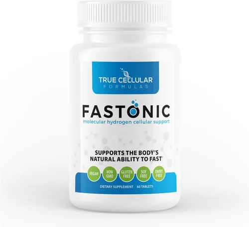 Miniatura 8 de True Cellular Formulas Fastonic Suplemento de hidrógeno molecular, nivel Elite de porciones H2-60 (60 tabletas) sin OMG, sin gluten, sin soja, ayuno