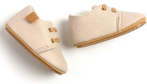 Miniatura 5 de Zapatos deportivos unisex para bebés, niños y niñas, de piel sintética, para cuna, suela antideslizante de goma, para niños pequeños