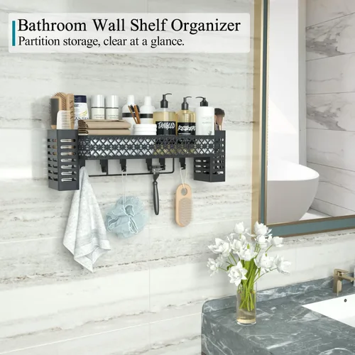 Miniatura 4 de Estante de especias colgante para montaje en pared, estante organizador de especias sobre estufa con soporte para utensilios para colgar
