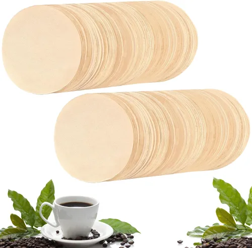 Miniatura 8 de 800 unidades de filtros de café espresso, filtro de papel redondo sin blanquear de 51 mm para máquina de espresso, filtro de café desechable