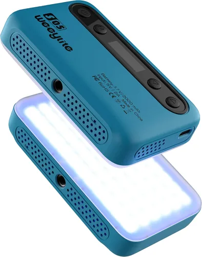 Miniatura 7 de Panel de luz portátil RGB LED, APP remoto 5W luz de transmisión a todo color para serpentinas video fotografía YouTube Tiktok Vlog
