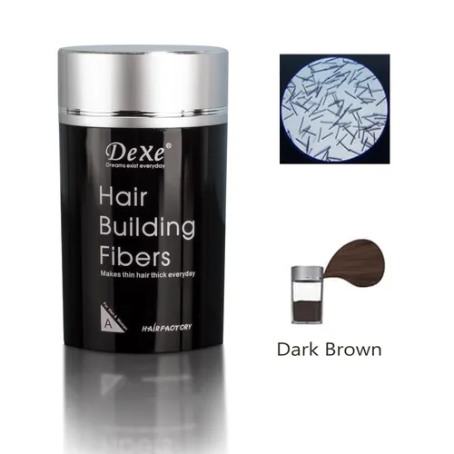 Miniatura 2 de Dexe Hair Building Fibers Color Powder Instant Thicken Thinning Hair for Men and Women
