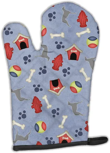 Miniatura 56 de Caroline's Treasures BB4872OVMT - Guante de horno de Navidad Affenpinscher resistente al calor, grueso para sartenes calientes y horno, manopla