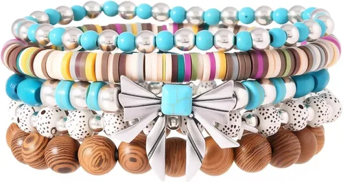 Miniatura 14 de Pulsera Gótica Ajustable de Cuero Trenzado Punk Multicapa de Estilo Grunge, Conjunto de Pulseras Emo con Brazalete de Metal, Envoltura
