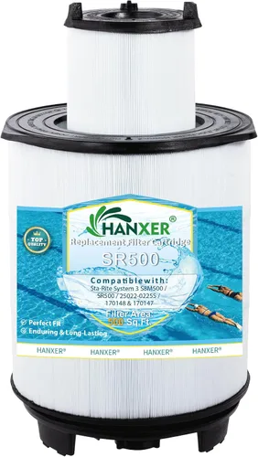 Miniatura 12 de HANXER® System 3 S7M120 Juego de filtros de piscina interior y exterior, repuesto para cartuchos de filtro de piscina SR300, 25021-0200S