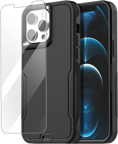 Miniatura 22 de AICase Funda para iPhone 12 Pro Max (6.7"), resistente protección contra caídas, cuerpo completo, a prueba de golpes, a prueba de polvo, protección