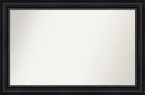 Miniatura 390 de Amanti Art Espejo personalizado, espejo de baño negro Astor, espejo de pared o espejo de tocador de baño sobre el fregadero (25 x 25 pulgadas)