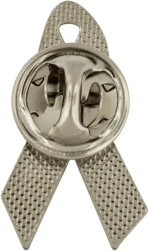 Miniatura 34 de PinMart Awareness - Pin de solapa esmaltado – Pin de cinta chapado en níquel y oro – Cinta de prevención y conciencia – Broche de joyería con parte