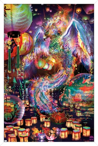 Miniatura 14 de Trends International Jumbie - Póster de pared de Phoenix, 14.72 x 22.37 pulgadas, versión enmarcada plateada Versión con marco plateado