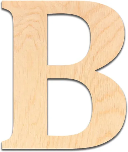 Miniatura 9 de Ampersand - Letras de madera de 6 pulgadas de alto, abedul báltico de 1/4 de pulgada de grosor, decoración de bricolaje pintable, letreros