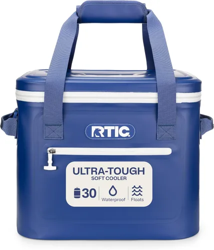 Miniatura 8 de RTIC Enfriador Suave Ultra Resistente para 30 Latas, Bolsa Aislada Portátil Hielera Caja de Hielo para Almuerzo, Playa, Bebida, Bebidas, Viajes