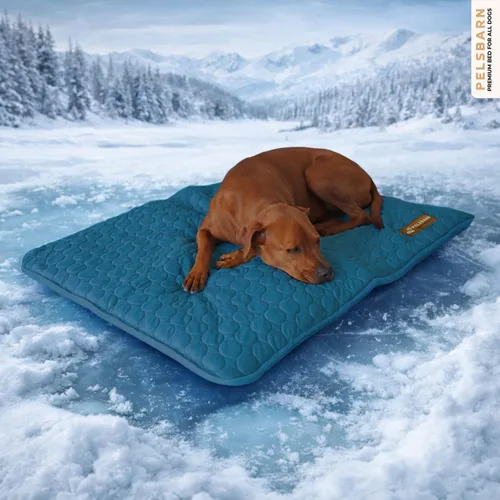 Pelsbarn Tapete refrescante para perros, comodidad de verano de seda de hielo, auto refrescante, antideslizante, duradera y lavable, tapete para